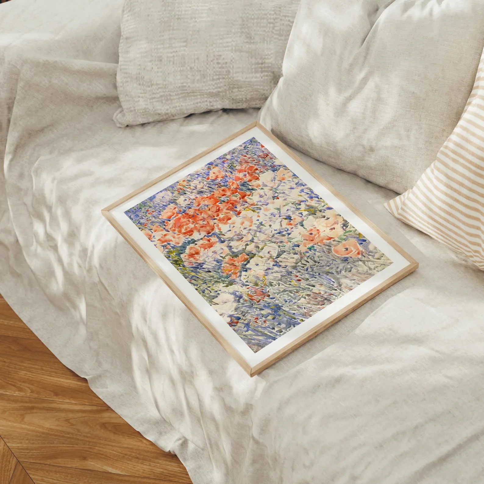 Vertical 3x4 Frame Mockup With Sunlight