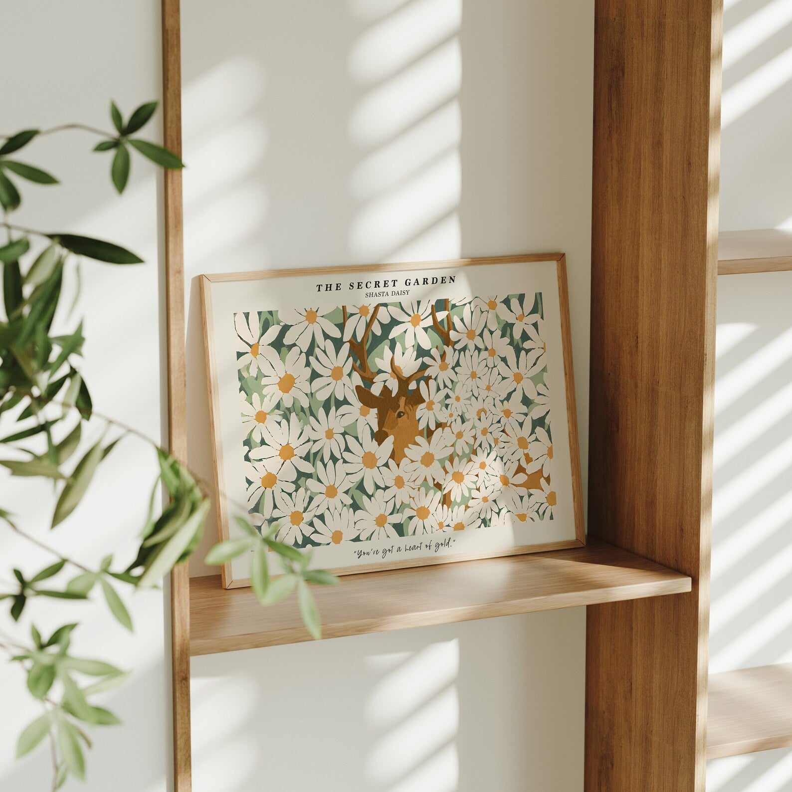 Horizontal 4x3 Frame Mockup With Sunlight