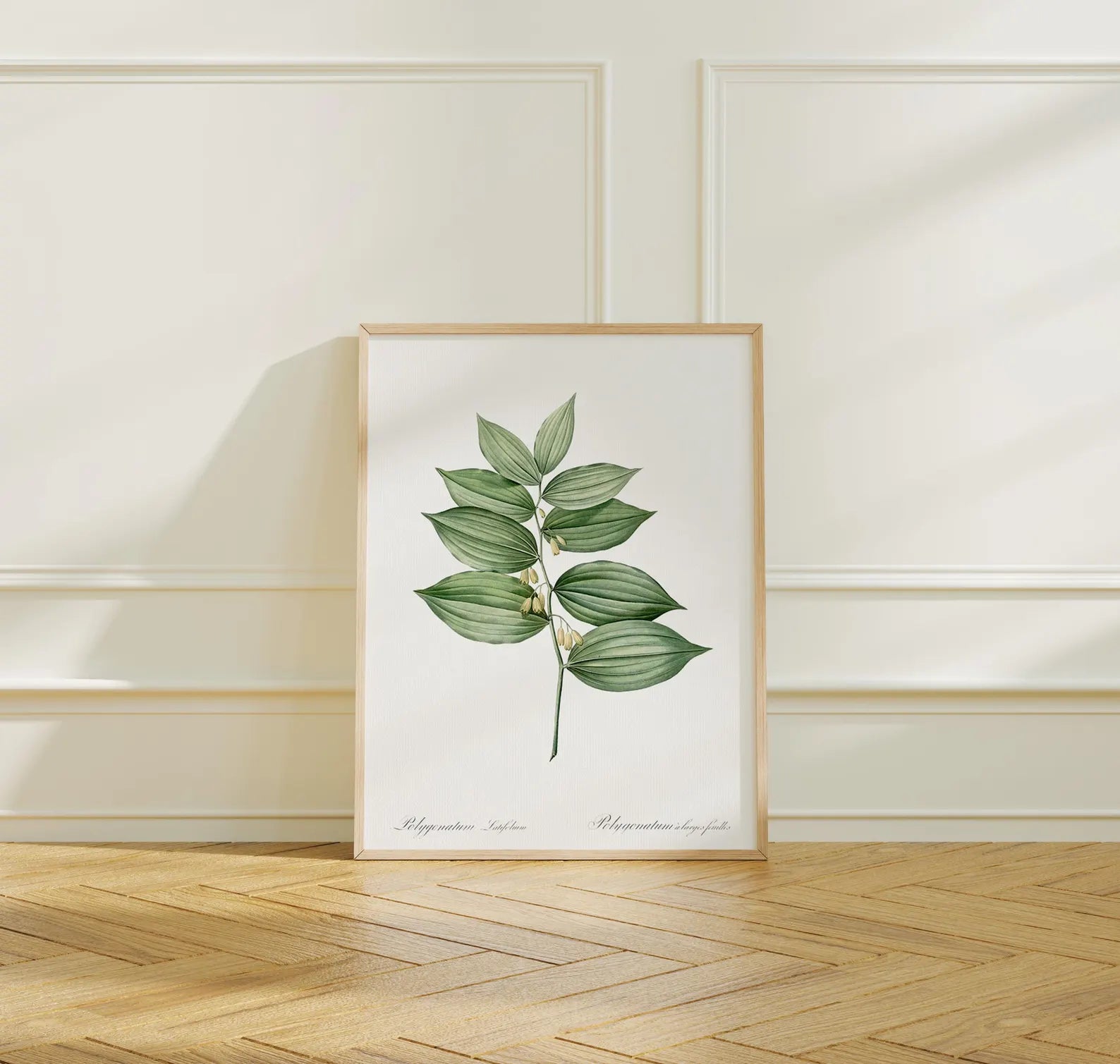 Vertical 3x4 Frame Mockup With Sunlight