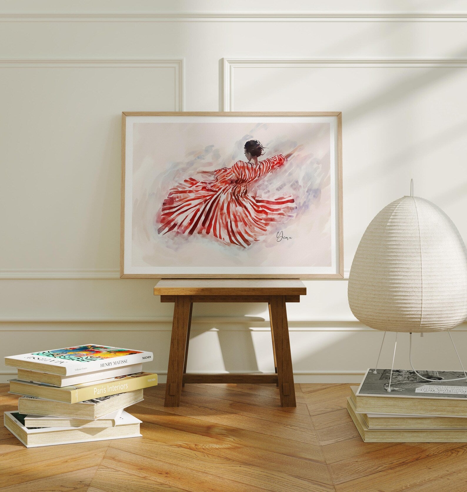 Horizontal 4x3 Frame Mockup With Sunlight