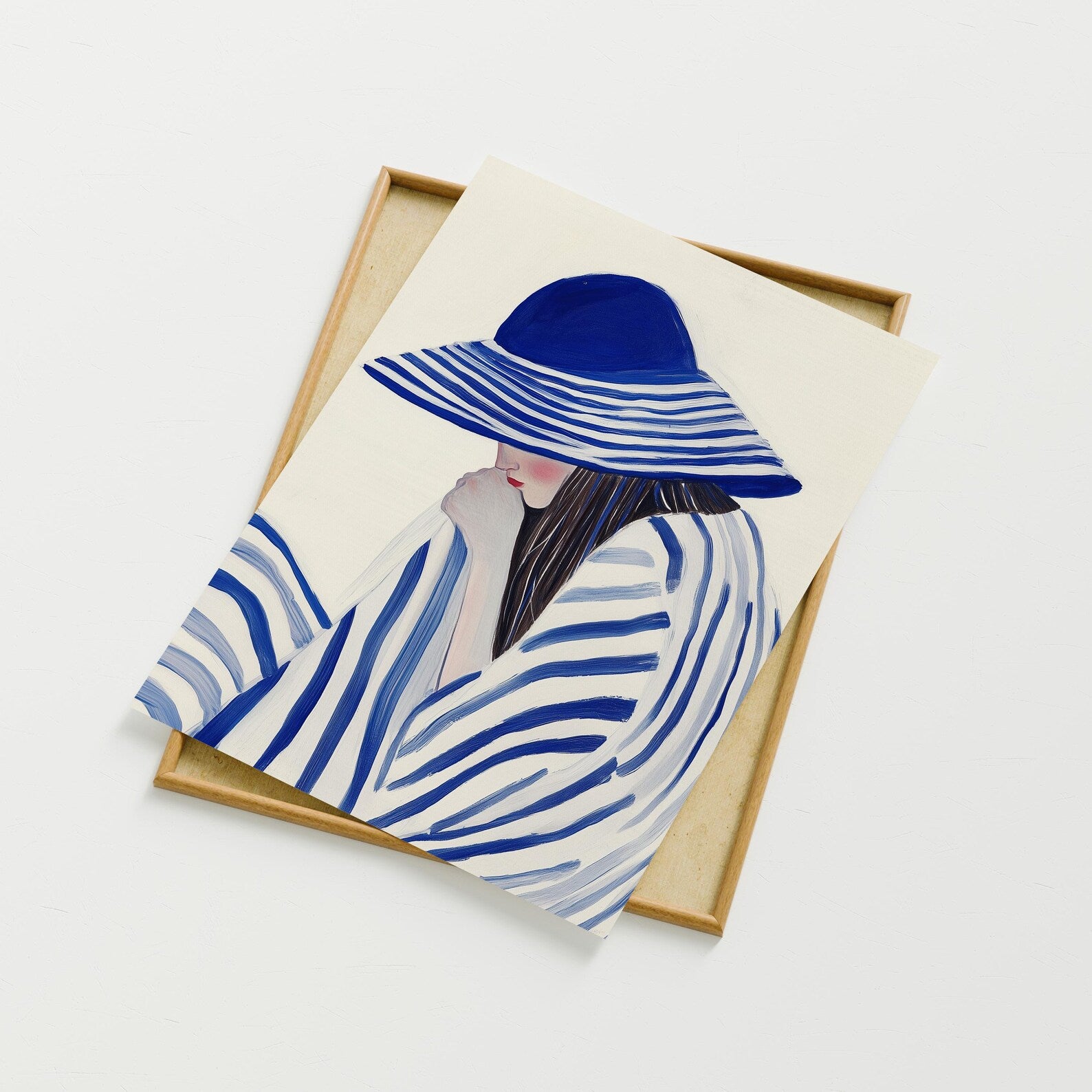 Vertical 3x4 Poster Mockup With Frame