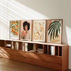 4 Vertical 3x4 Frames Mockup With Sunlight