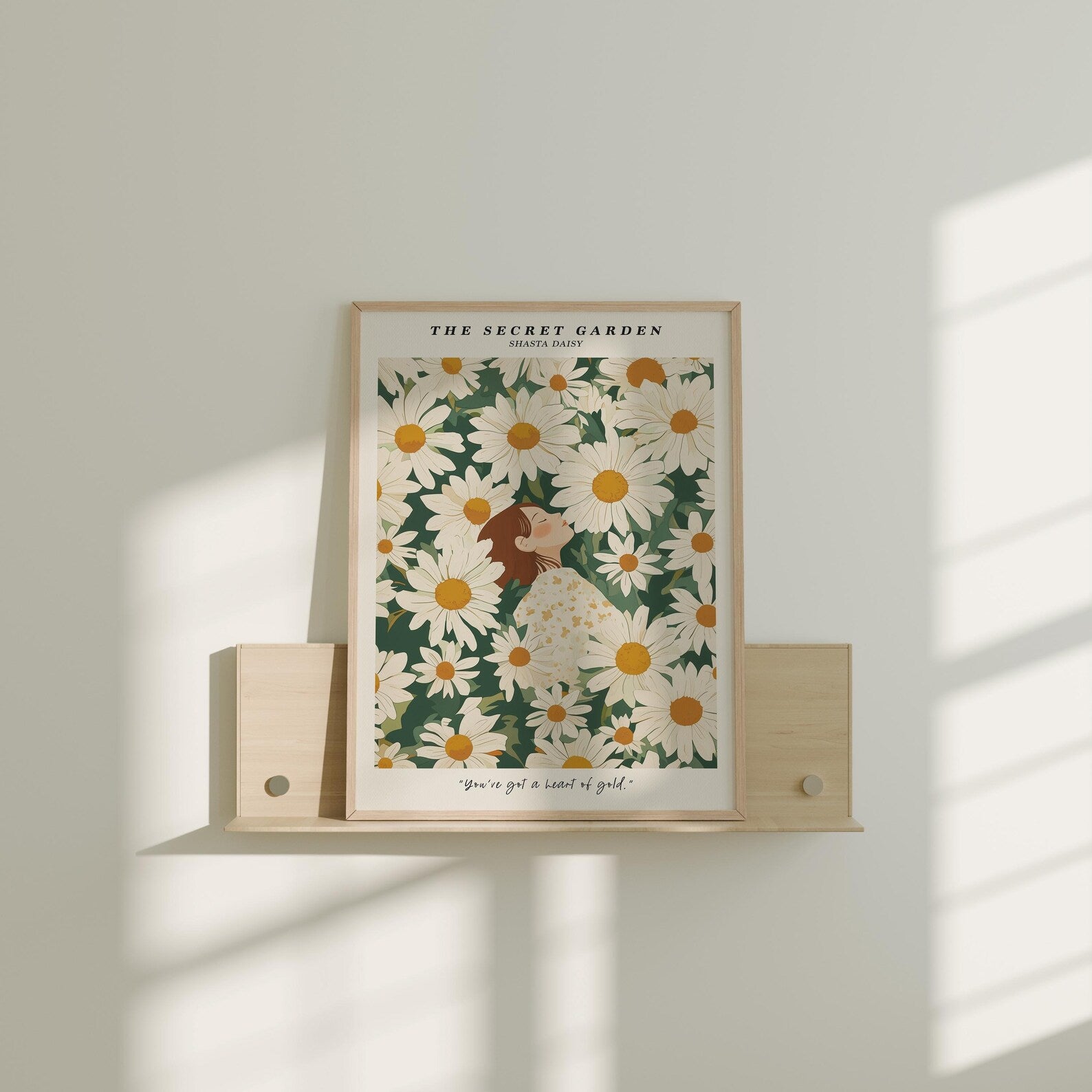 Vertical 3x4 Frame Mockup With Sunlight