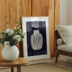 Vertical 3x4 Frame Mockup With Reflection