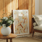 Vertical 3x4 Frame Mockup With Reflection