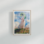 Vertical A Series White Wall Frame Mockup With Shadow