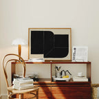 Horizontal 4x3 Desk Frame Mockup