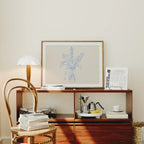 Horizontal 4x3 Desk Frame Mockup