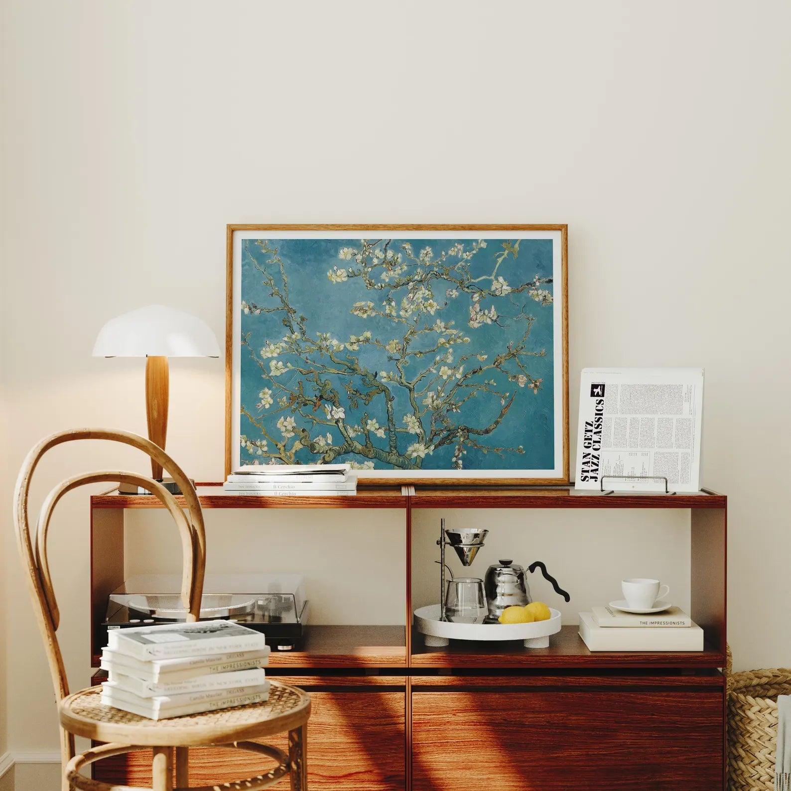 Horizontal 4x3 Desk Frame Mockup