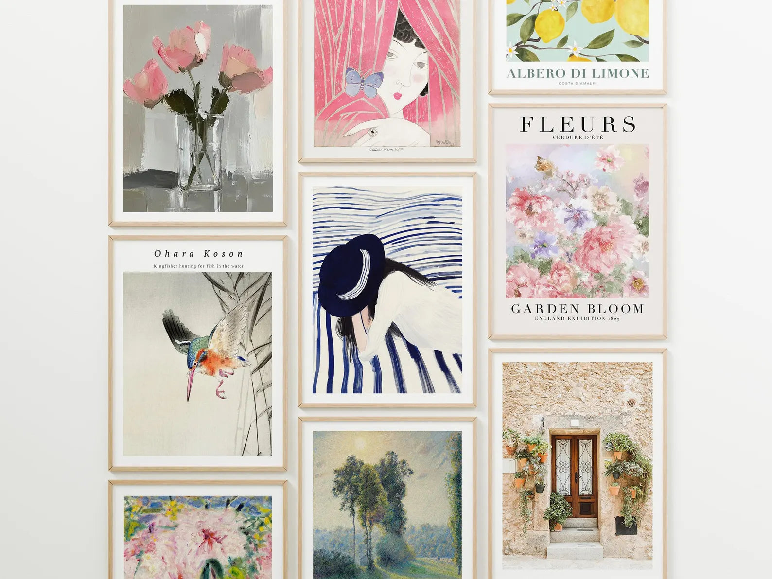 9 Vertical 3x4 Frames Mockup