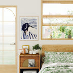 Vertical 3x4 Bedroom Wall Frame Mockup