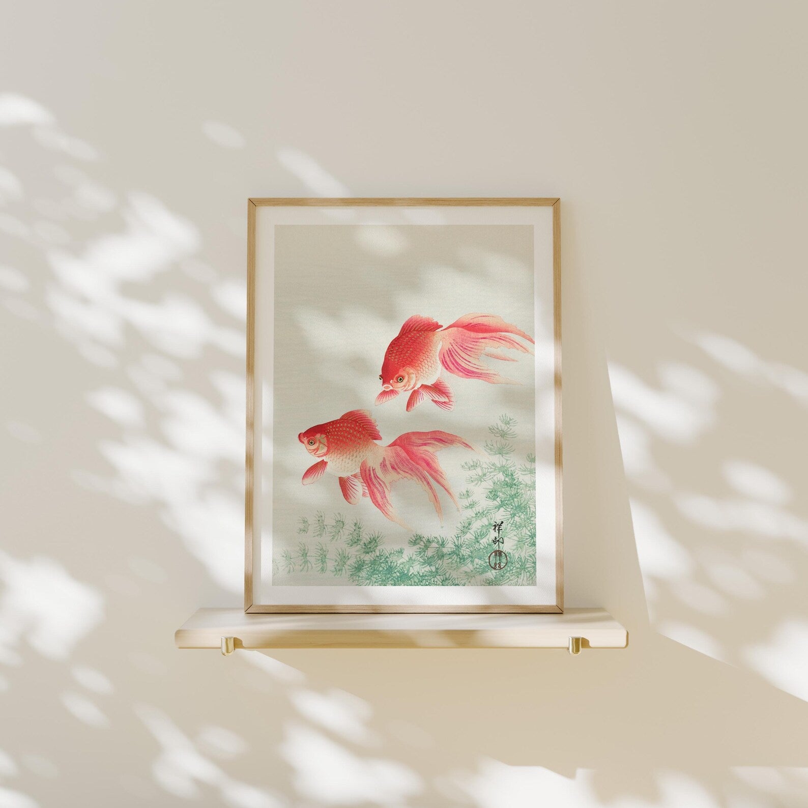 Vertical 3x4 Frame Mockup With Sunlight