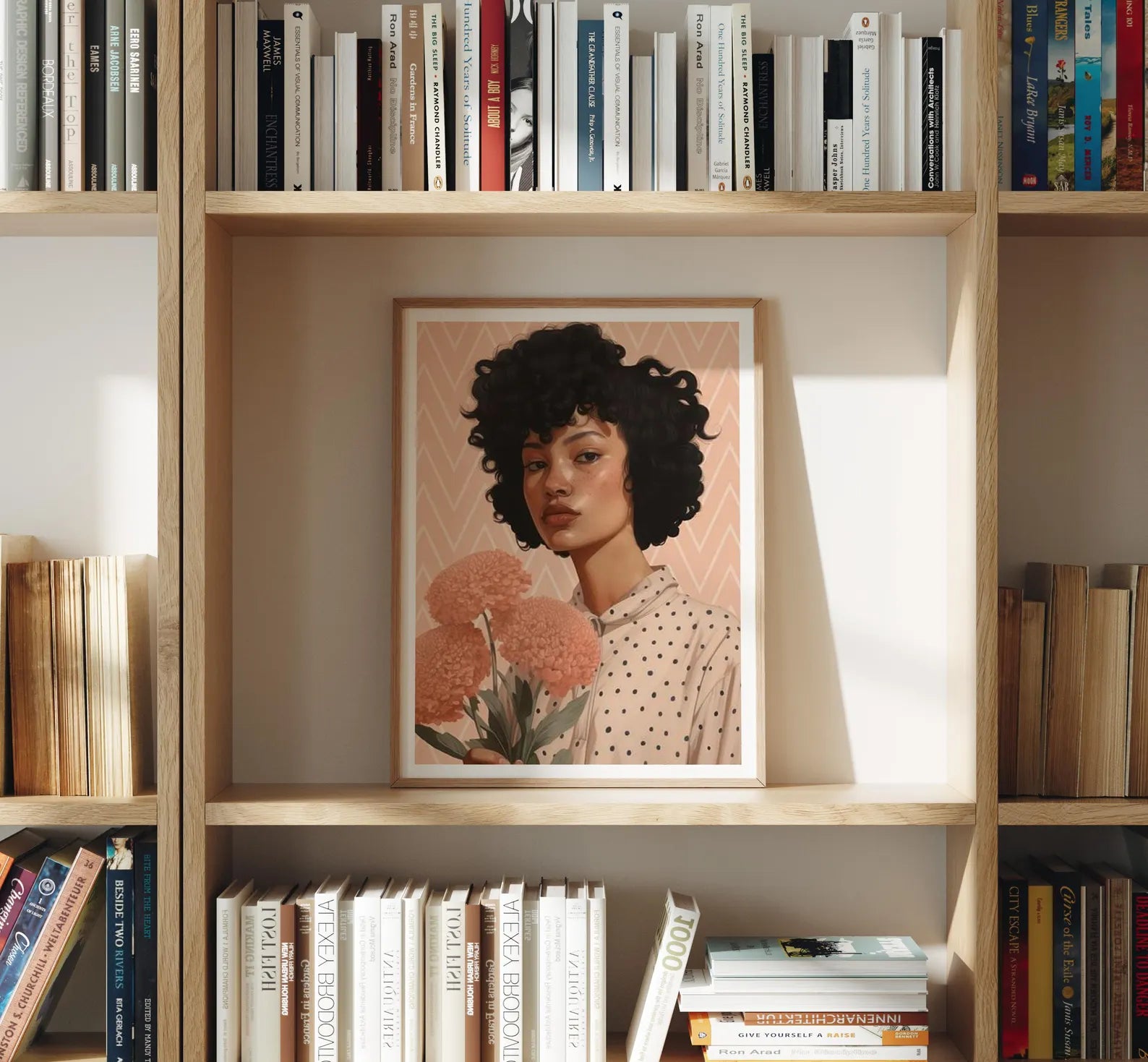 Vertical 3x4 Frame Mockup With Sunlight