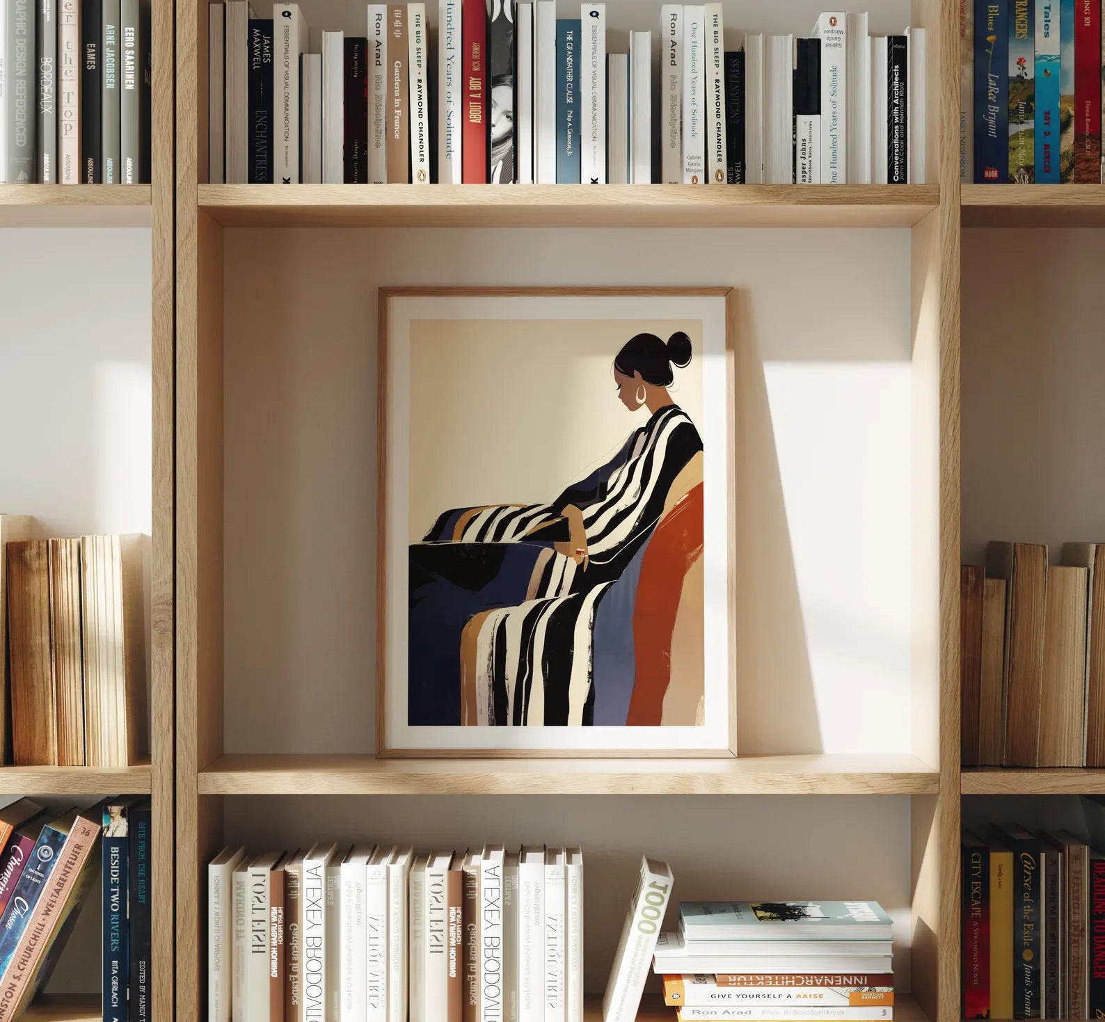 Vertical 3x4 Frame Mockup With Sunlight