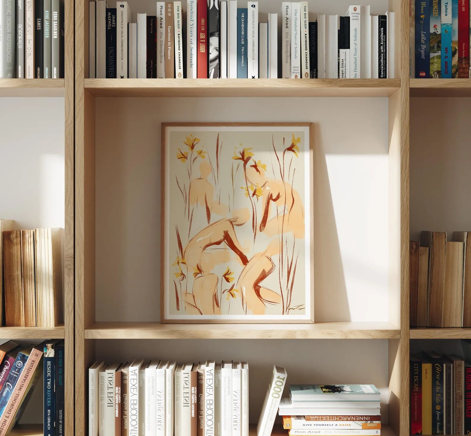 Vertical 3x4 Frame Mockup With Sunlight