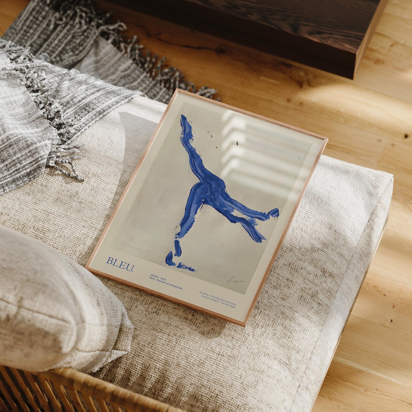 Vertical A Series Frame Mockup With Sunlight