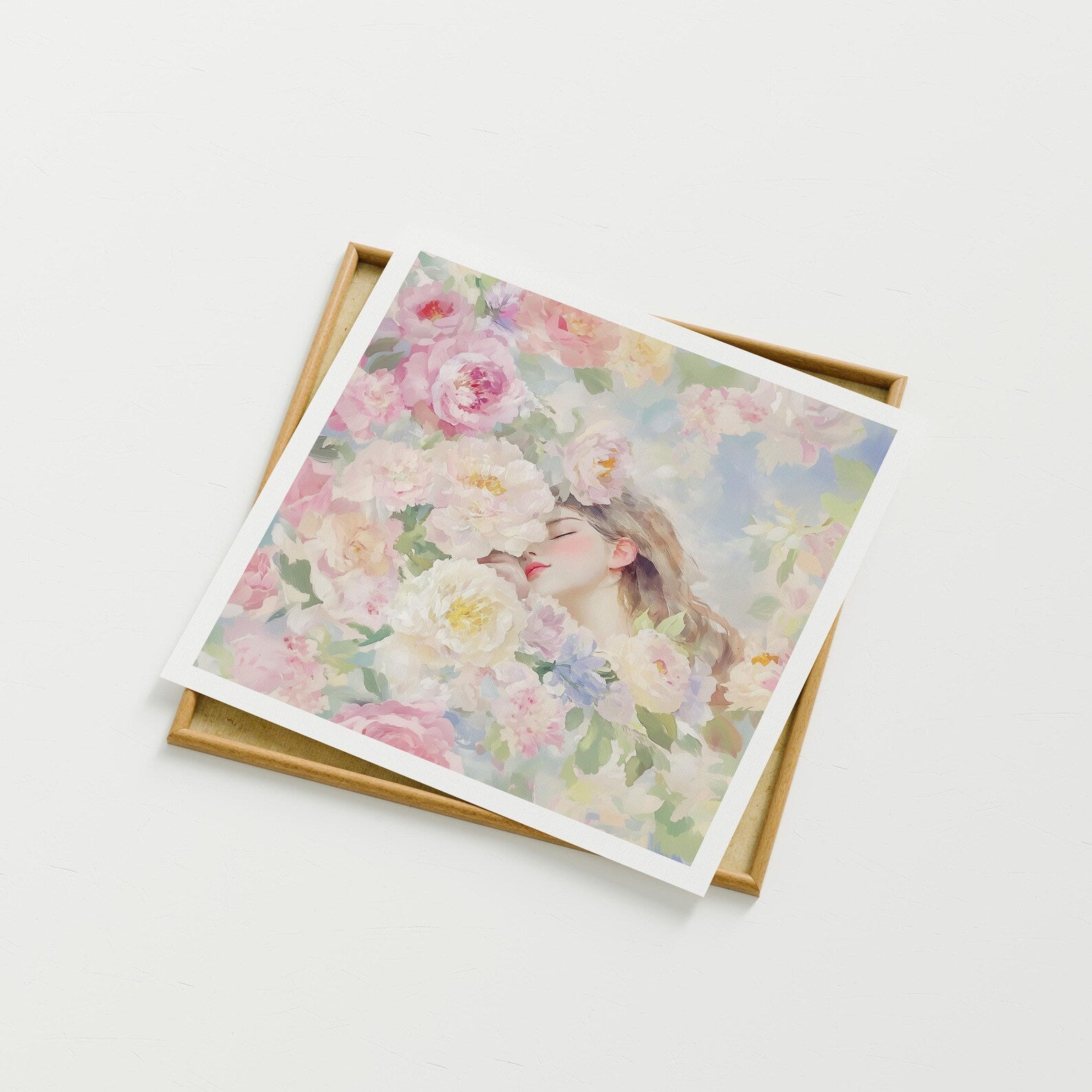 Square Poster With Frame Mockup