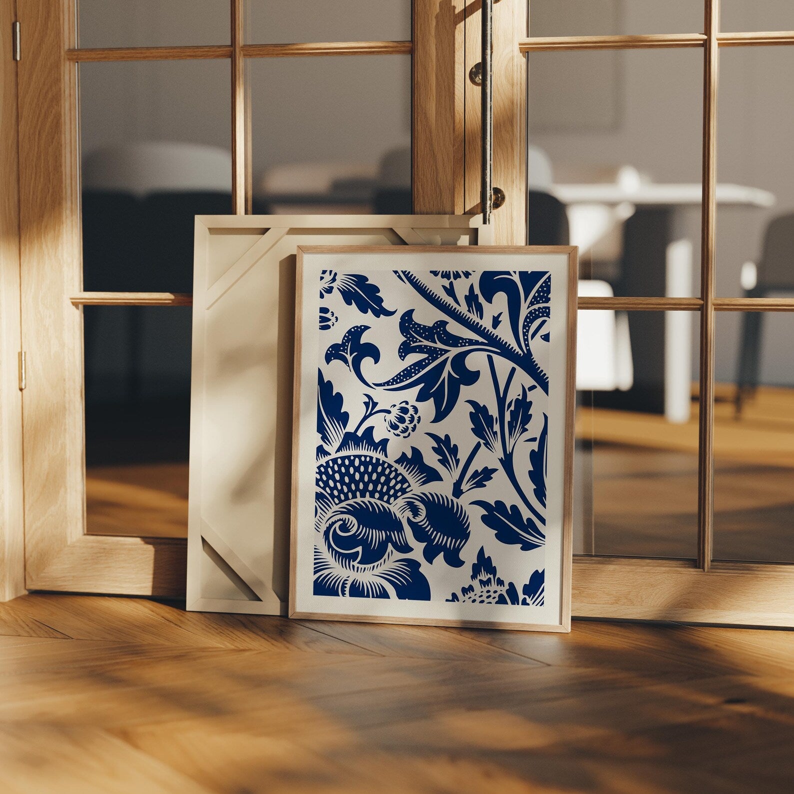 Vertical 3x4 Frame Mockup With Sunlight