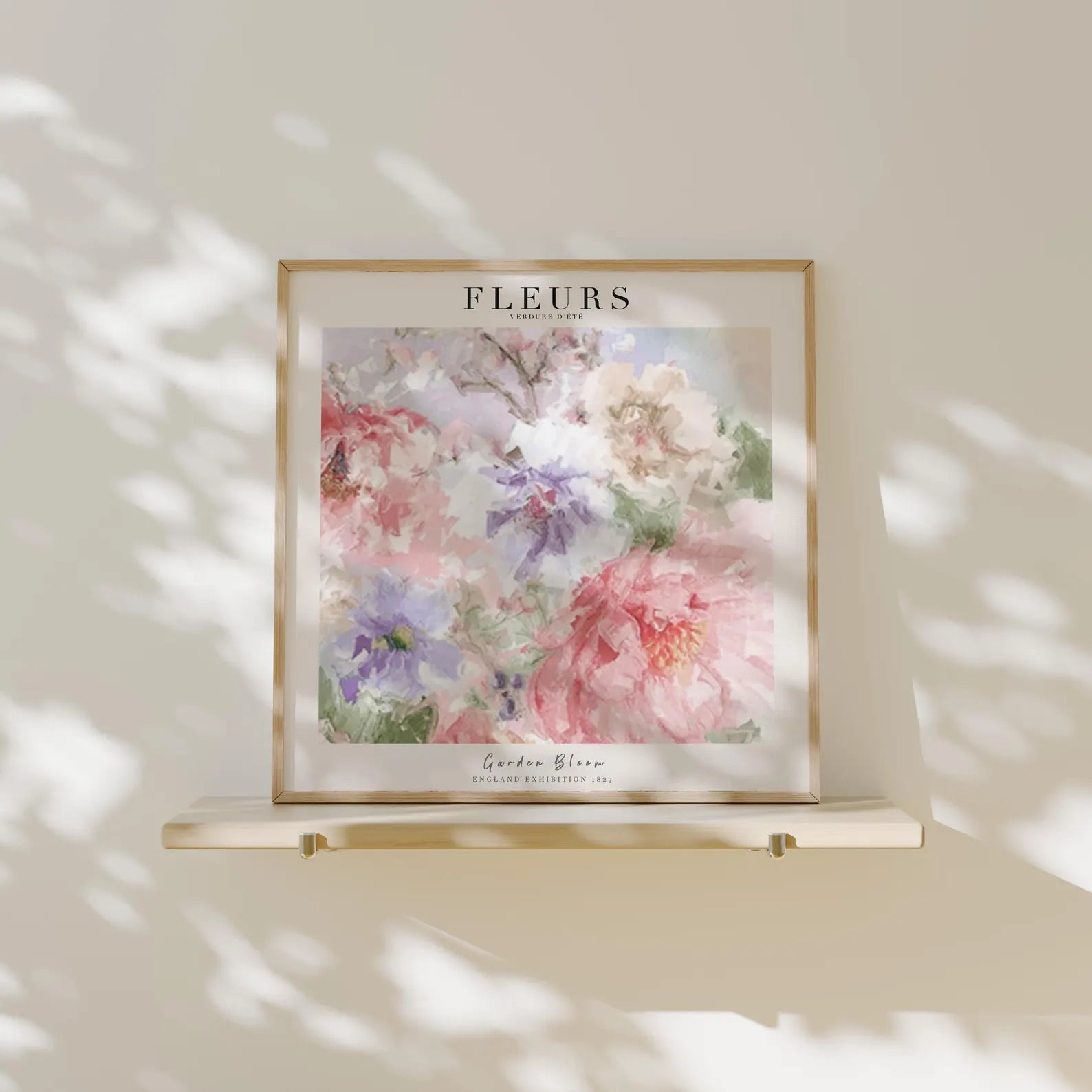 Square Frame Mockup With Sunlight