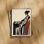 Vertical A Series Frame Mockup With Sunlight