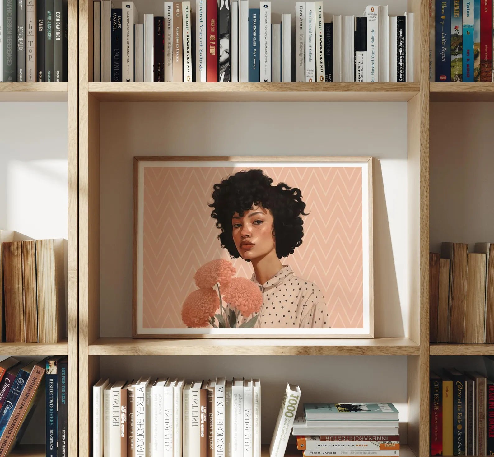 Horizontal 4x3 Frame Mockup With Sunlight