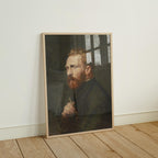 Vertical A Series Frame Mockup With Reflection