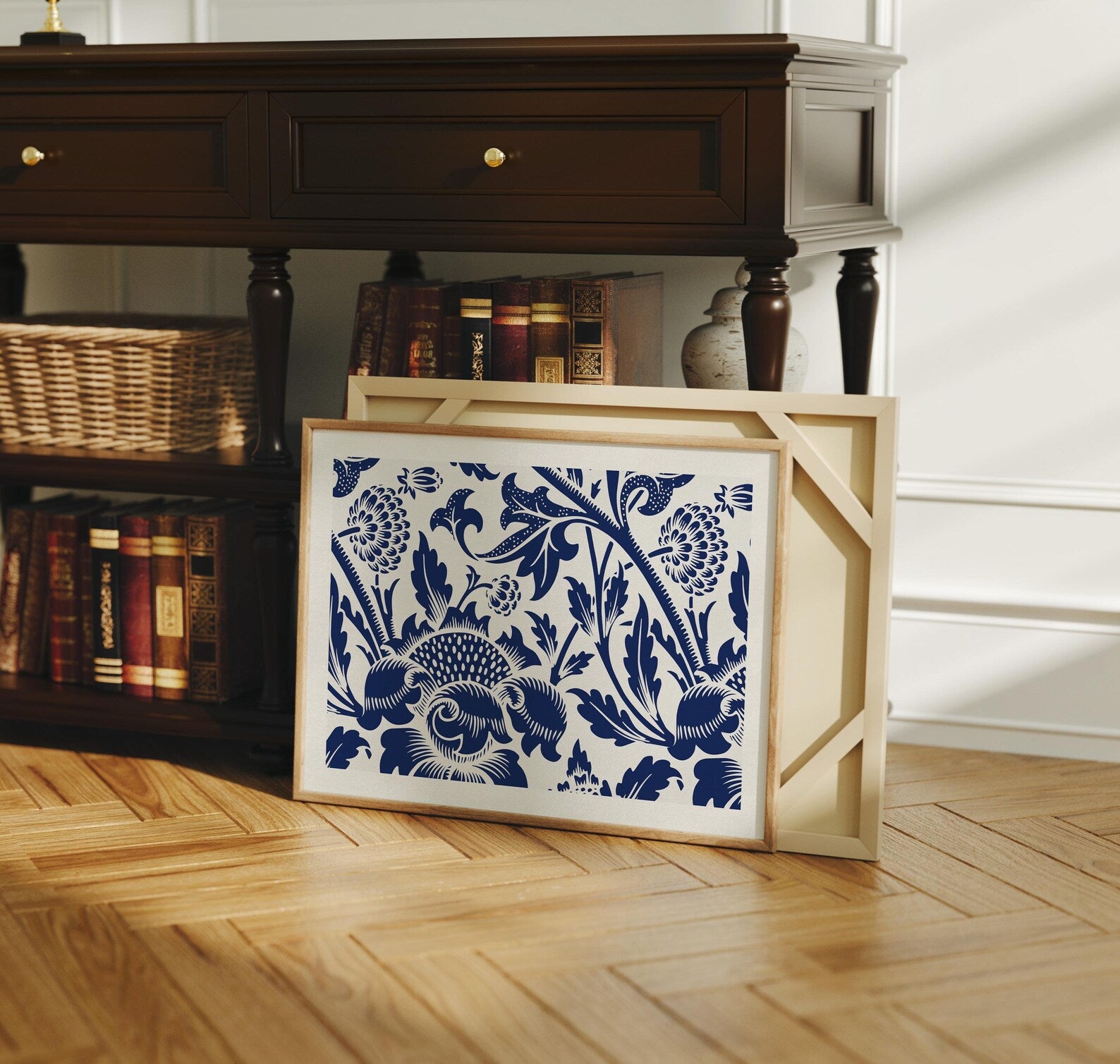 Horizontal 4x3 Frame Mockup With Sunlight