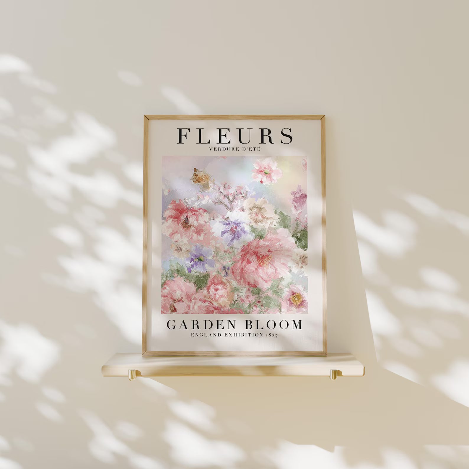 Vertical 3x4 Frame Mockup With Sunlight