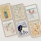 6 Vertical 3x4 Frames Mockup