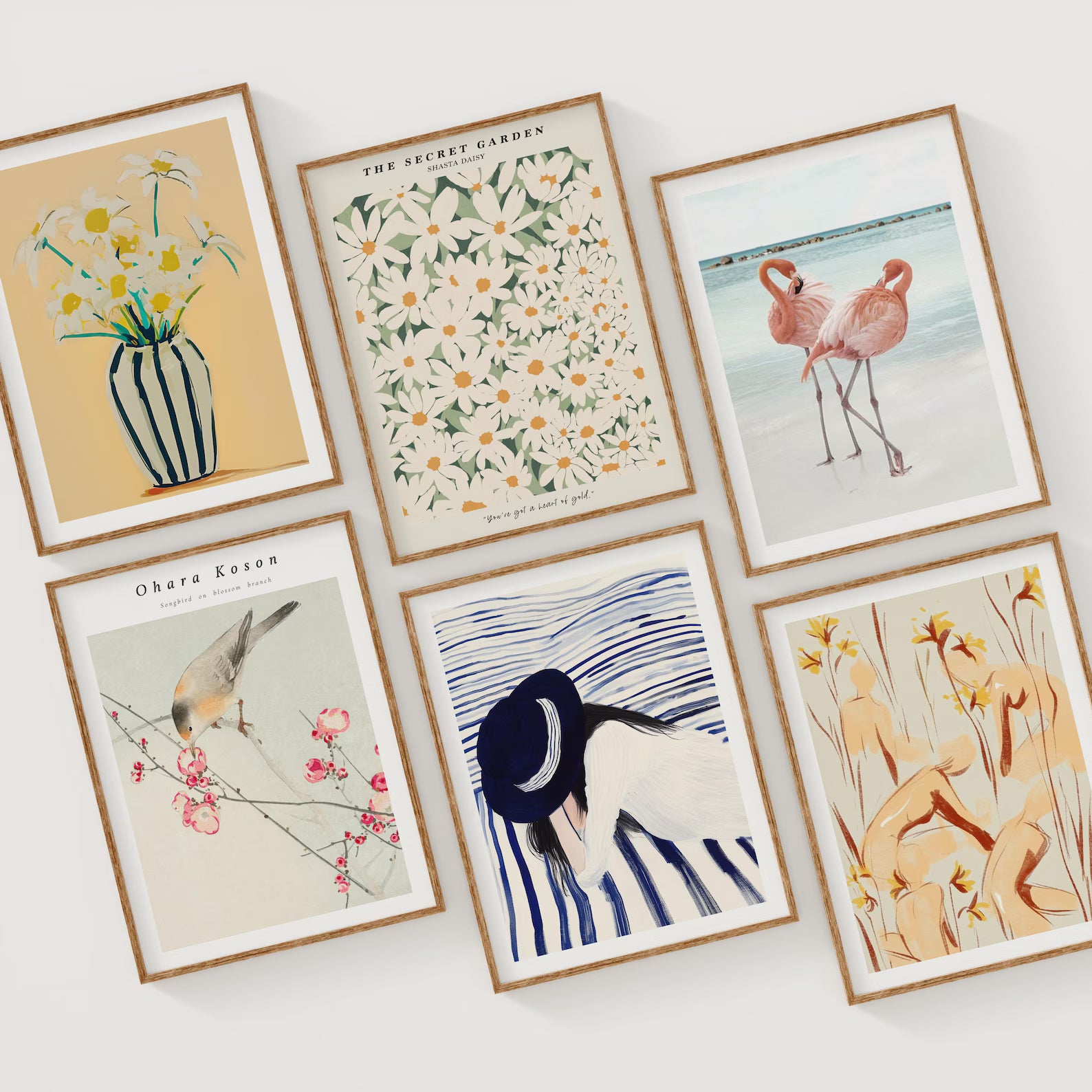 6 Vertical 3x4 Frames Mockup