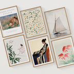 6 Vertical 3x4 Frames Mockup