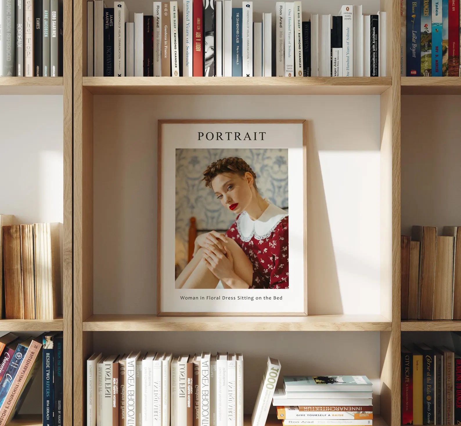 Vertical 3x4 Frame Mockup With Sunlight