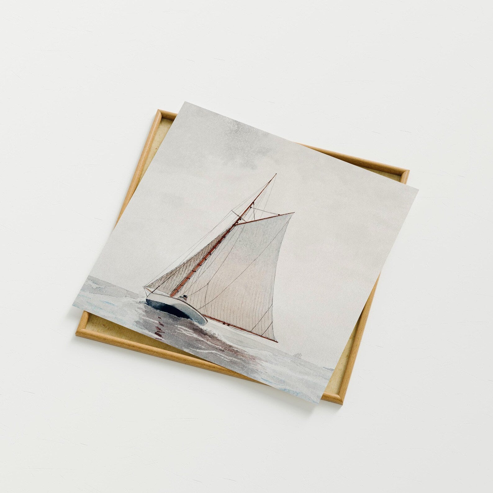 Square Poster With Frame Mockup