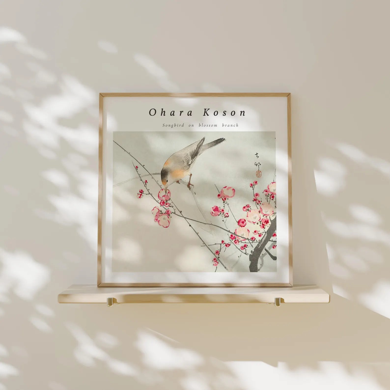 Square Frame Mockup With Sunlight