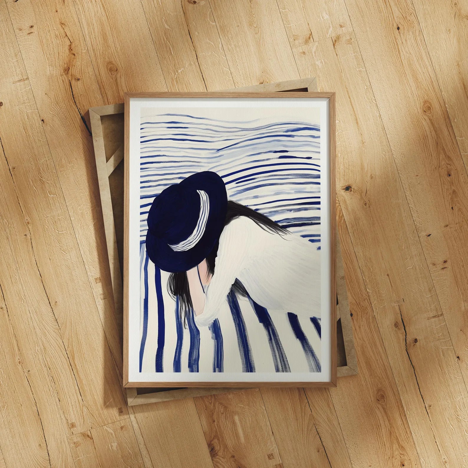 Vertical A Series Frame Mockup With Sunlight