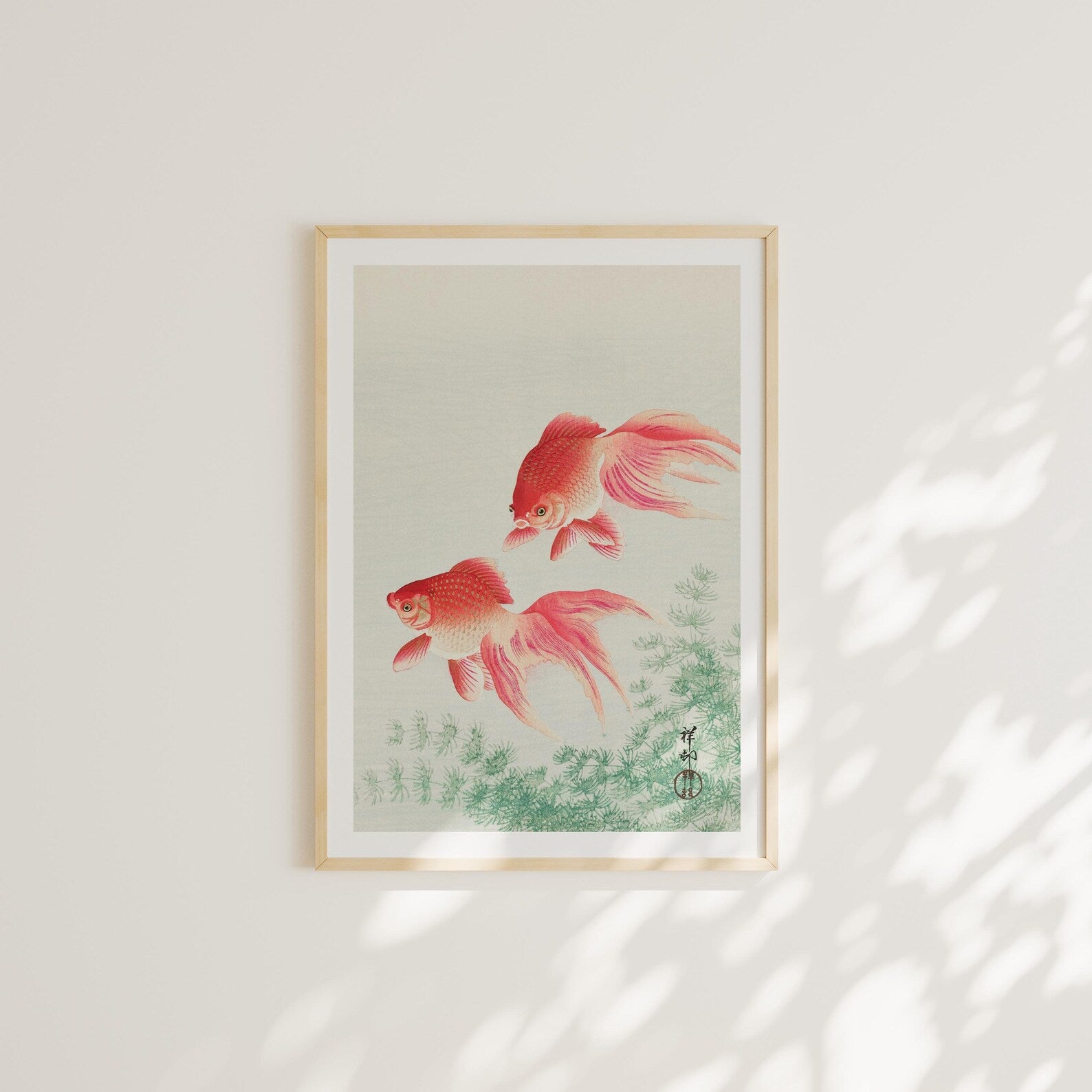 Vertical A Series Wall Frame Mockup With Sunlight