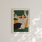 Vertical A Series Wall Frame Mockup With Sunlight