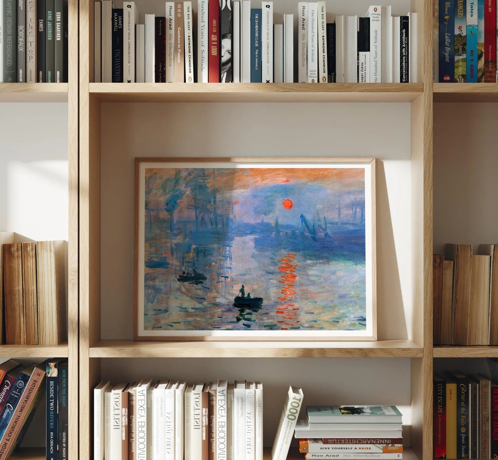 Horizontal 4x3 Frame Mockup With Sunlight