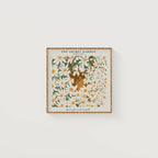 Square White Wall Frame Mockup