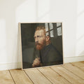 Square Frame Mockup With Reflection