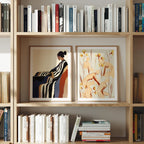 2 Vertical 3x4 Frames Mockup With Sunlight