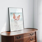 Vertical 3x4 Frame Mockup With Reflection