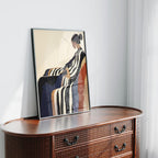 Vertical 3x4 Frame Mockup With Reflection