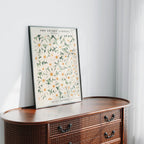 Vertical 3x4 Frame Mockup With Reflection