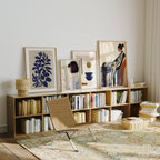 4 Vertical A Series Frames Mockup With Reflection