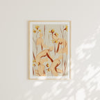 Vertical A Series Wall Frame Mockup With Sunlight