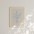 Vertical A Series Wall Frame Mockup With Sunlight