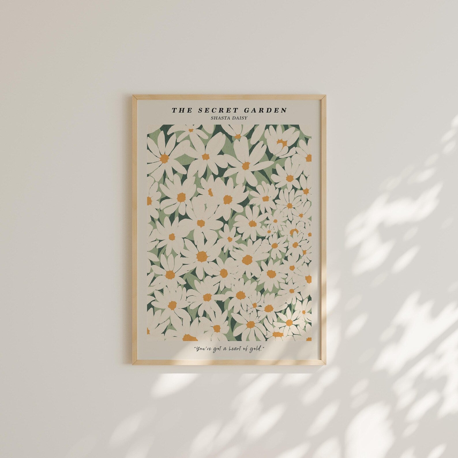 Vertical A Series Wall Frame Mockup With Sunlight