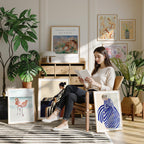 7 Frames 3x4 Mockup With Sunlight And With Person