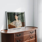 Horizontal 4x3 Frame Mockup With Reflection